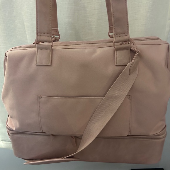 BEIS Blush Pink Convertible Weekender - Picture 4 of 16